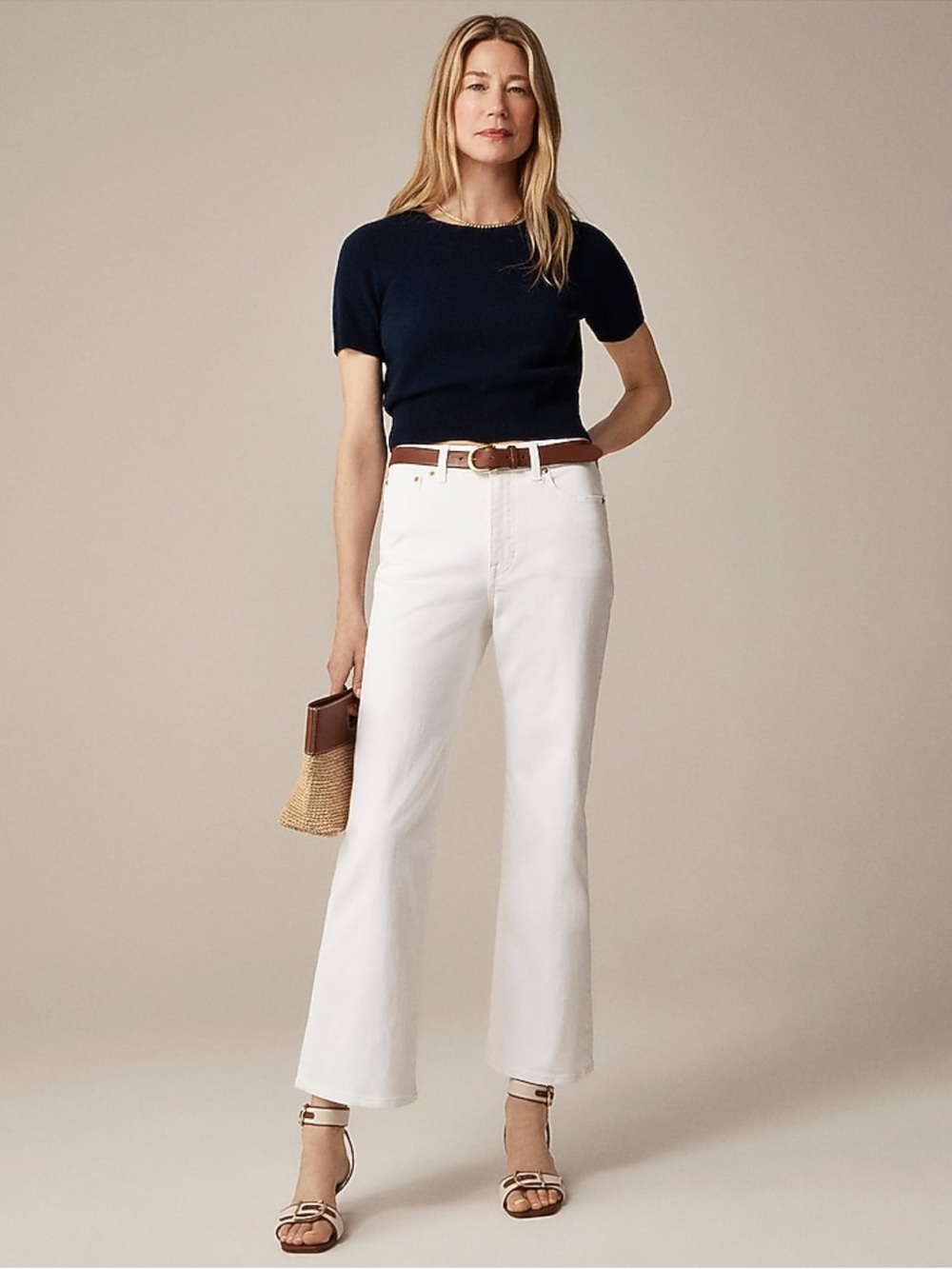 J Crew Jeans 25P High Rise White